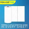 imageSparkle PickASize Paper Towels 3 Triple Rolls  9 Regular Rolls Everyday Value Paper Towel With Full And Half SheetsWhite