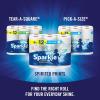 imageSparkle TearASquare Paper Towels 2 Double Rolls  4 Regular Rolls Customizable Sheet Size Paper Towel110 sheet Pack of 6