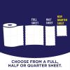 imageSparkle TearASquare Paper Towels 2 Double Rolls  4 Regular Rolls Customizable Sheet Size Paper Towel24 Count Pack of 1