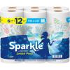 imageSparkle TearASquare Paper Towels 2 Double Rolls  4 Regular Rolls Customizable Sheet Size Paper Towel110 sheet Pack of 6