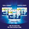 image:imageSparkle PickASize Paper Towels Spirited Prints 2 Double Rolls Strong 2 Ply Towels for Kitchen Cleanup and Everyday Messes110 Sheet Pack of 8